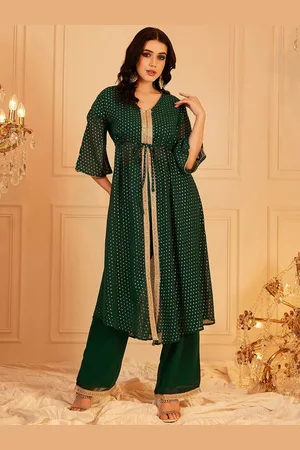 indo street Printed Top With Trousers Co-Ords