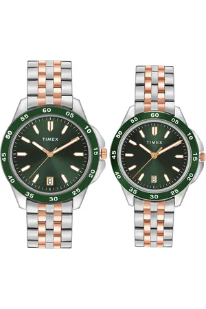 Timex Unisex His & Her Bracelet Style Straps Analogue Watch TW0PRE007