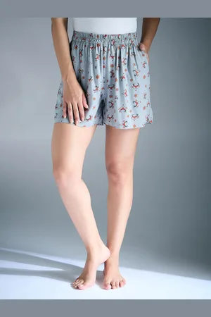 Clovia Women Printed Lounge Shorts