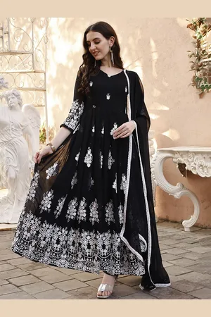 BAESD Women Ethnic Motifs Embroidered Maxi Dress