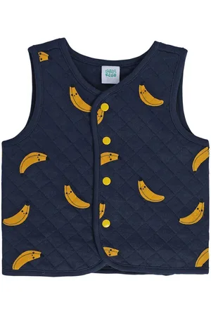 MINI KLUB Boys Colourblocked Cotton Quilted Jacket with Patchwork