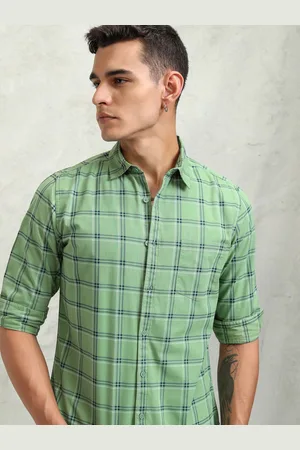 Ketch Men Checks Slim Fit Shirt