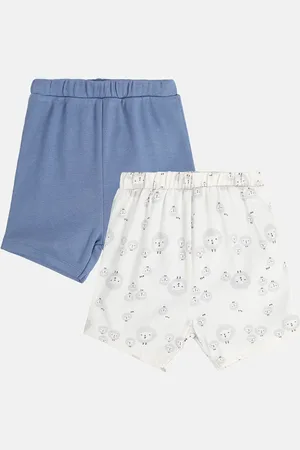 MINI KLUB Pack Of 2 Boys Conversational Printed Cotton Shorts