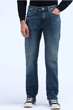 Flying Machine Men Classic Relaxed Fit Light Fade Stretchable Jeans