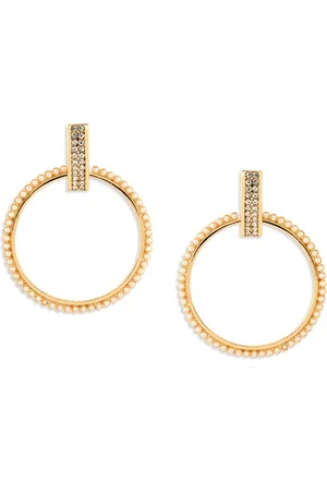 20Dresses Gold-Toned Circular Hoop Earrings