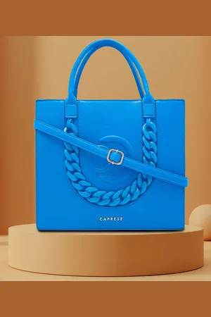 Caprese Structured Tote Bag with Cut Work