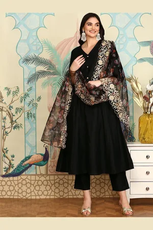 Ishin Women Regular Kurta with Trousers & With Dupatta