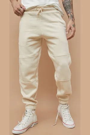 Smileyworld Men Cotton Relaxed-Fit Joggers