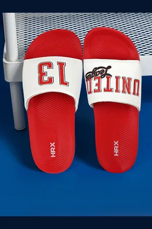 HRX Men Printed Sliders