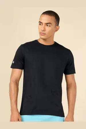 Cult Men Bio Finish Solid Round Neck Cotton T-shirt