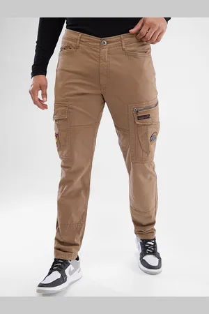 SPYKAR Men Mid Rise Cargo Trousers