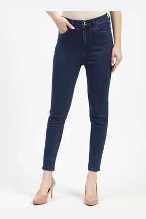 MADAME Women Skinny Fit Clean Look Cotton Jeans