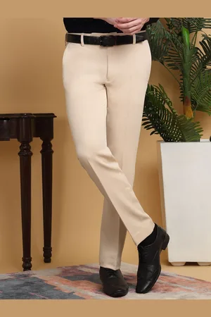KLOTTHE Men Solid Slim Fit Mid-Rise Formal Trouser