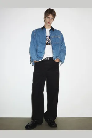 H&M Men Baggy Fit Corduroy Jeans