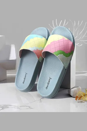 DressBerry Women Colourblocked Sliders