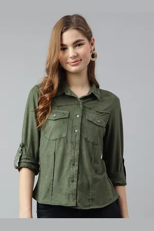 Latin Quarters Women Solid Casual Shirt
