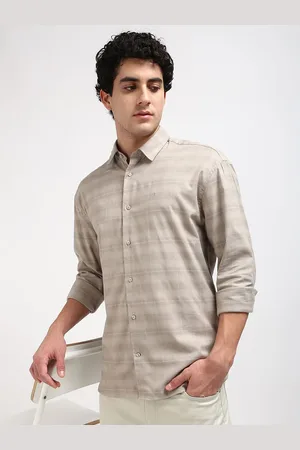 Calvin Klein Men Horizontal Striped Casual Shirt