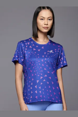 adidas Women Brand Logo Printed Run It T-shirt