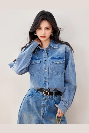 JC Collection Women Faded Opaque Casual Shirt