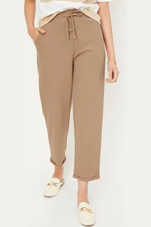 Max Collection X Kalki Women Solid Knit Trousers