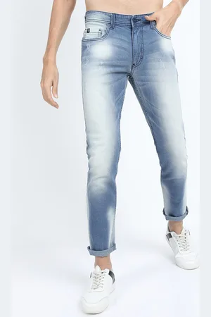 LocoMotive Men Slim Fit Heavy Fade Stretchable Jeans