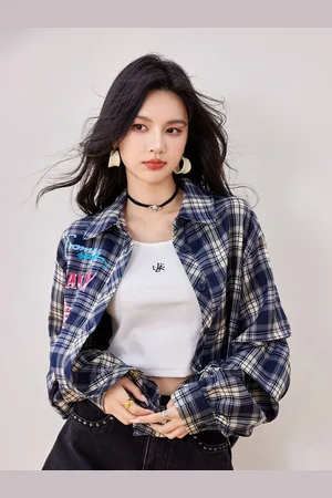 JC Collection Women Tartan Checks Opaque Checked Casual Shirt