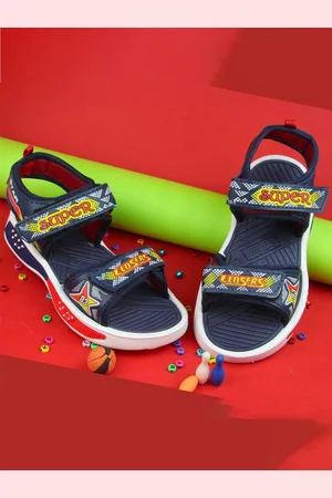 BAESD Kids Printed PU Sandals