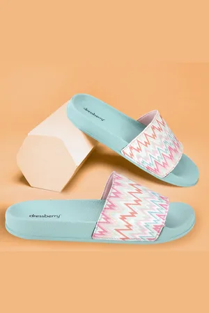 DressBerry Women Printed Sliders