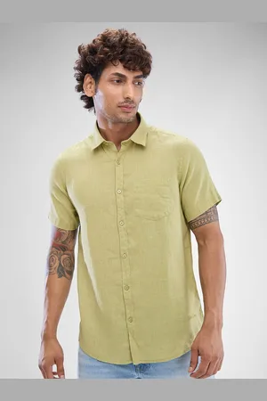 SPYKAR Men Solid Spread Collar Slim Fit Casual Shirt