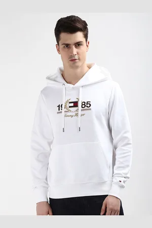 Tommy Hilfiger Men Cotton Printed Hooded Sweatshirt