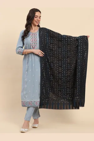 La Vastraa Women Floral Woven Design Shawl