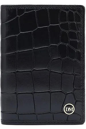 Da Milano Unisex Textured Leather Two Fold Wallet