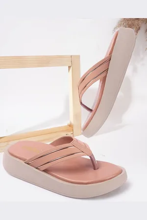COLO Solid Open Toe Platform Sandals