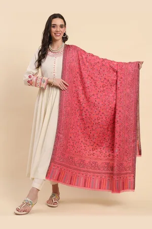 La Vastraa Women Floral Woven Design Shawl