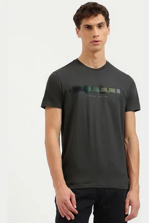 Benetton Men Typography Printed Pure Cotton T-shirt