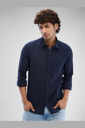 SPYKAR Men Solid Slim Fit Opaque Casual Shirt