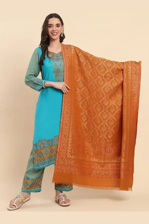 La Vastraa Women Floral Woven Design Shawl