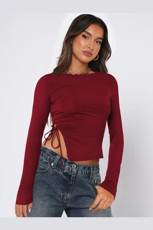 JC Mode Women Round Neck Fitted Crop Top