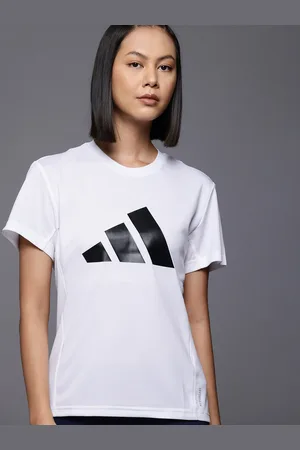 adidas Women Brand Logo Printed Run It T-shirt