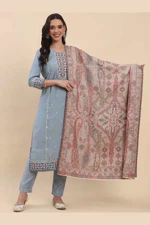 La Vastraa Women Floral Woven Design Shawl