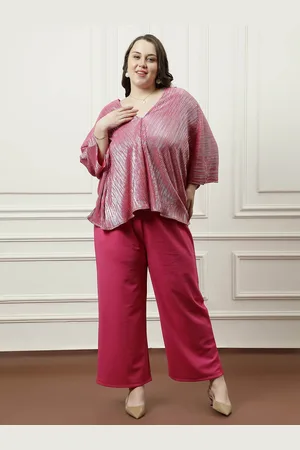 ATHENA Pleated Top With Trouser Co-Ords