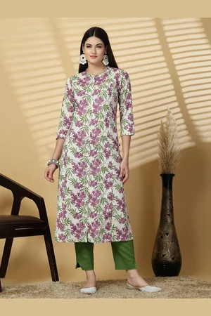 Pistaa Women Floral Printed Kurta