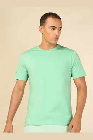 Cult Men Bio Finish Solid Round Neck T-shirt