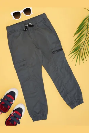 Pantaloons Boys Pure Cotton Mid-Rise Joggers