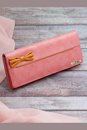 LaFille Bow Detail Two Fold Wallet