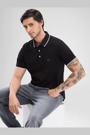 SPYKAR Men Polo Collar Solid Slim Fit T-shirt