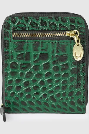 Hidesign Women Animal Textured Leather Zip Around Wallet