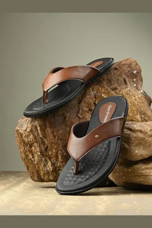 San Frissco Men PU Comfort Slip-On Sandals
