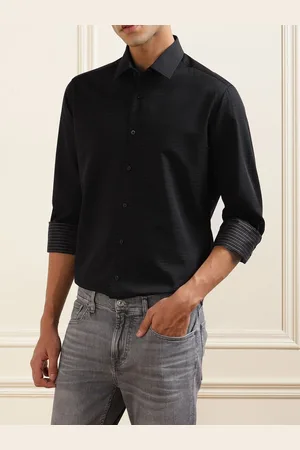 Karl Lagerfeld Men Slim Fit Multi Stripes Opaque Striped Formal Shirt
