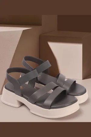 COLO Solid Open Toe Platform Sandals